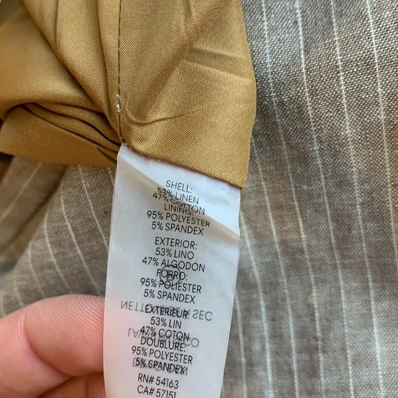 NWT CALVIN KLEIN Pinstripe Pencil Skirt - Picture 8 of 12